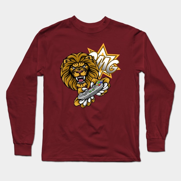 Lion-OMG Long Sleeve T-Shirt by D'via design